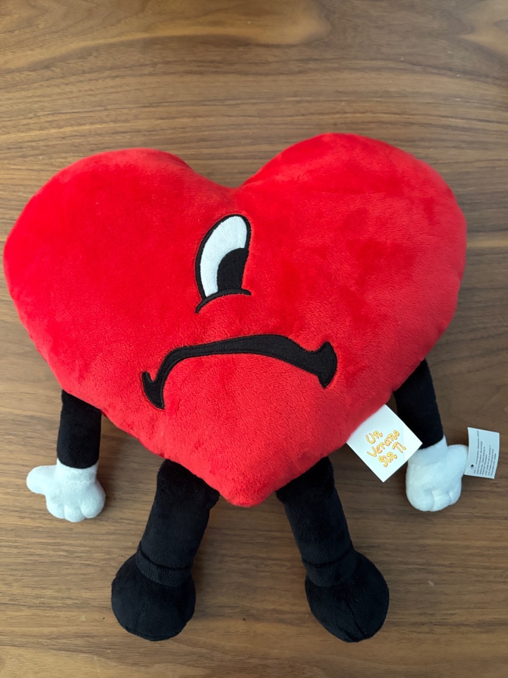 Bad Bunny Un Verano Sin Ti Heart Plush